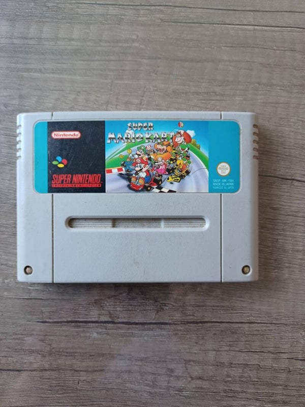 jeu super nintendo super mario kart , occasion