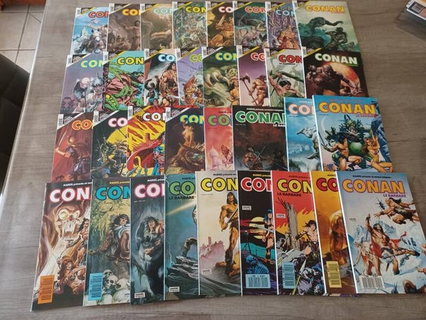 lot de 33 bd  conan le barbare, marvel (années 1990 a 92) , occasion