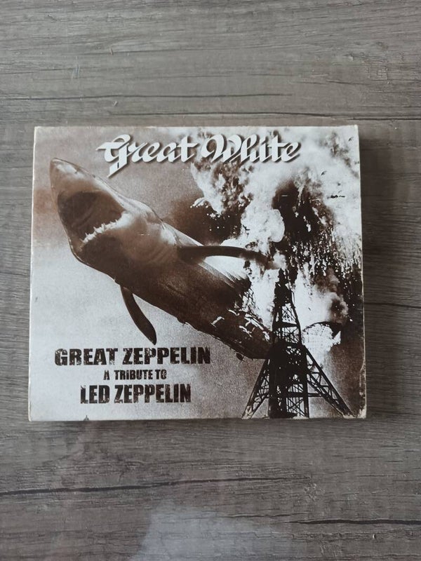 cd led zeppelin , great white , occasion