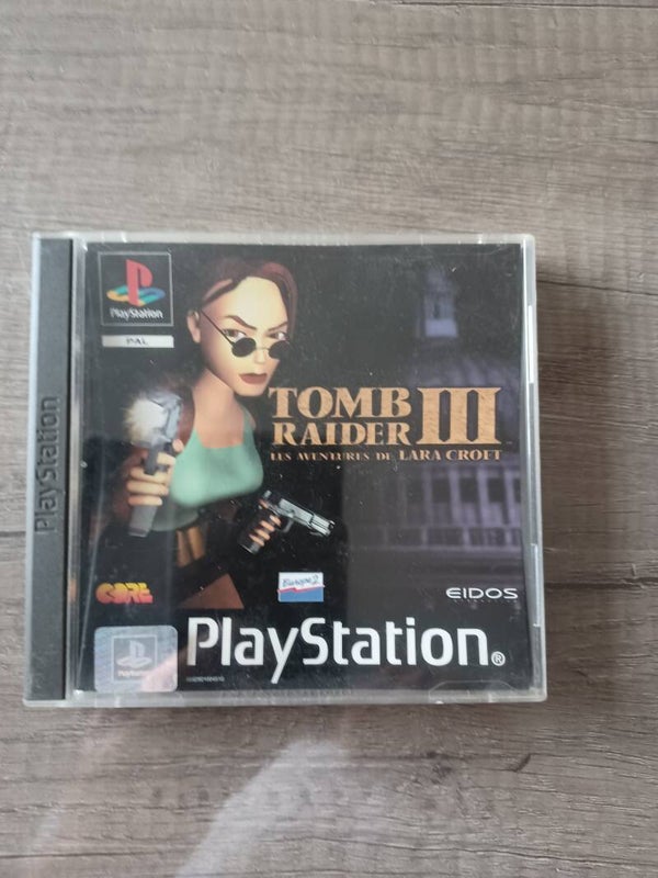 jeu ps1 ,  tomb raider 3 les aventures de lara croft , occasion