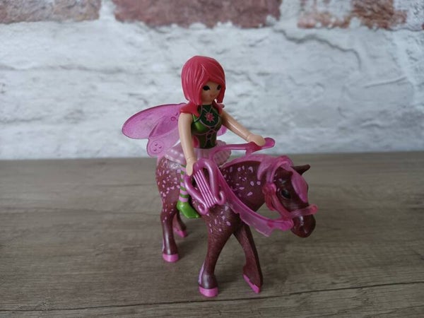 playmobil , fée a cheval , occasion