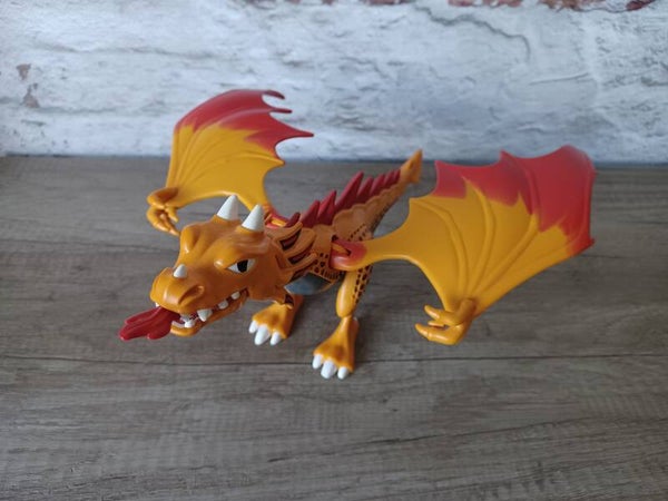 playmobil , dragon jaune , occasion
