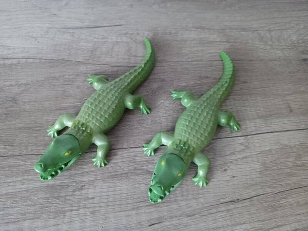 playmobil , lot de 2 crocodiles , occasion