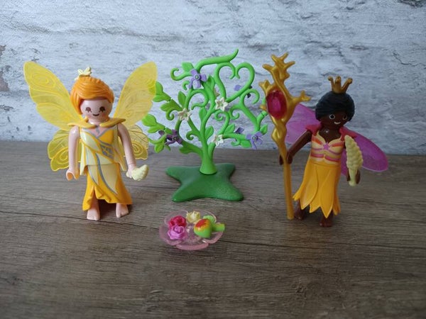 playmobil , lot de 2 fées , occasion