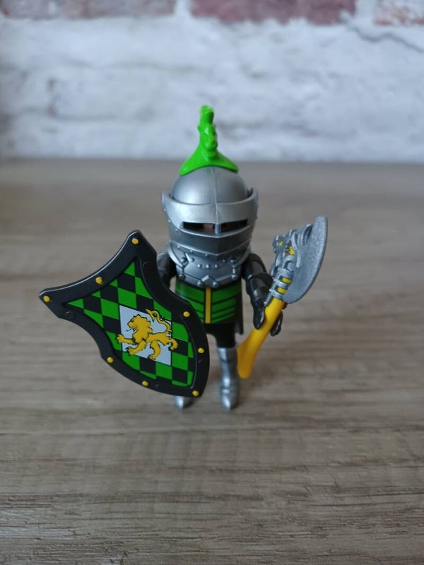 playmobil , chevalier vert , occasion