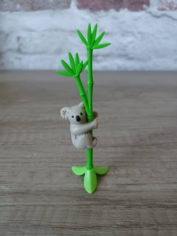 playmobil , koala sur bambou, occasion