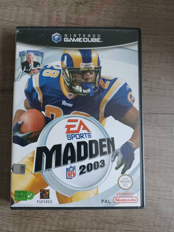 jeu gamecube madden 2003 , occasion