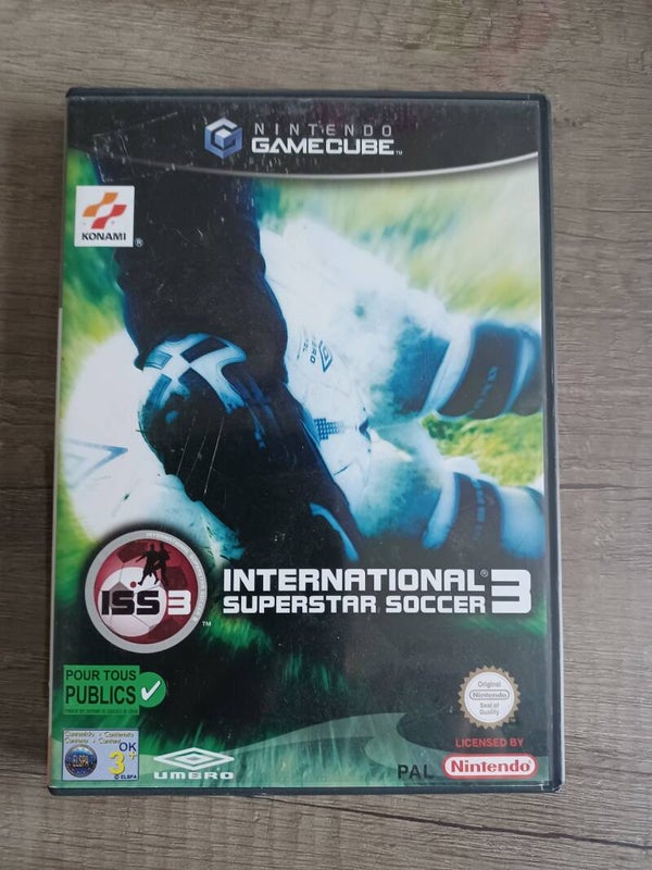 jeu gamecube international superstar soccer 3 , occasion
