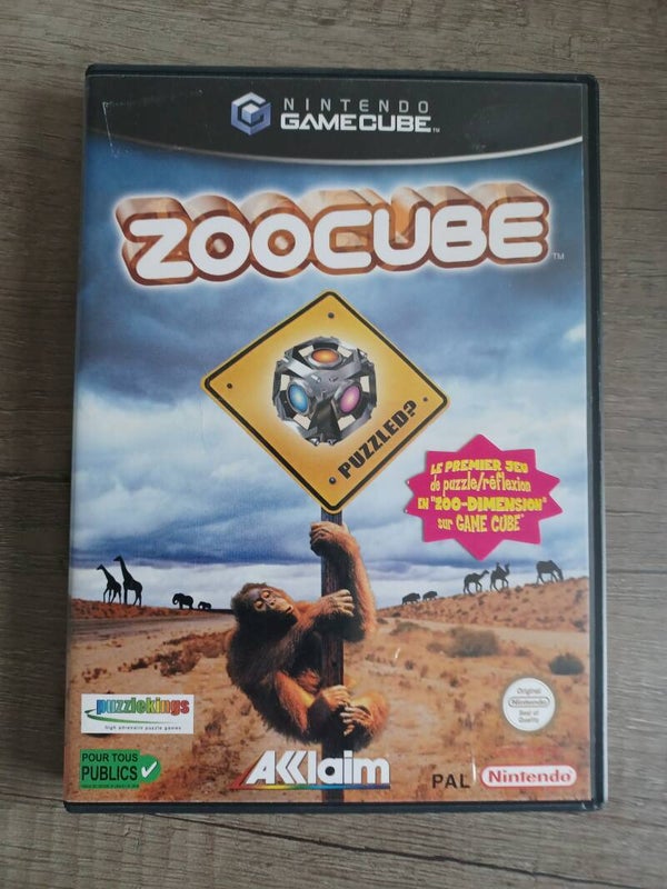 jeu gamecube zoocube , occasion