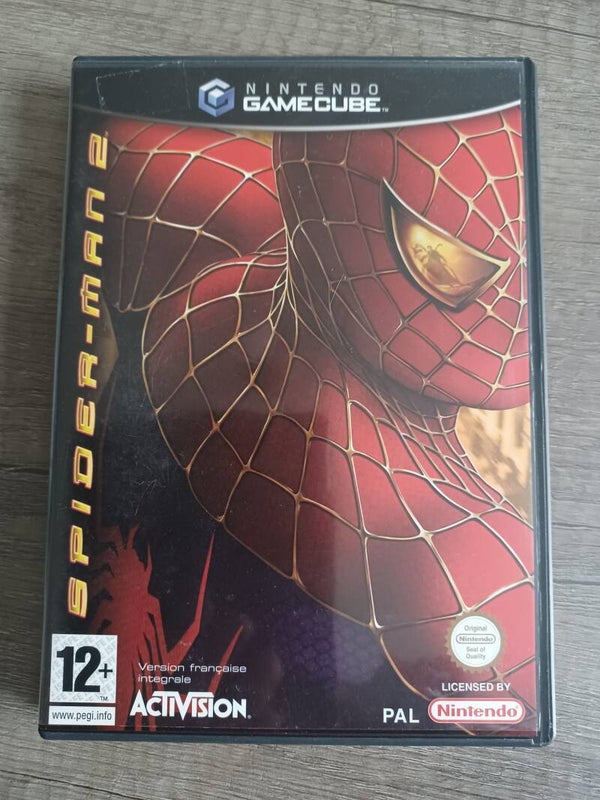 jeu gamecube spiderman 2 , occasion
