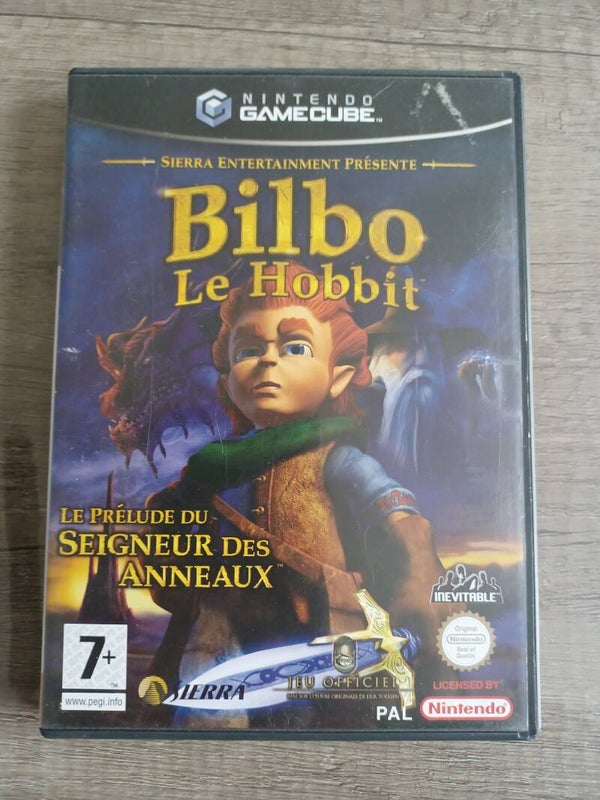 jeu gamecube bilbo le hobbit , occasion