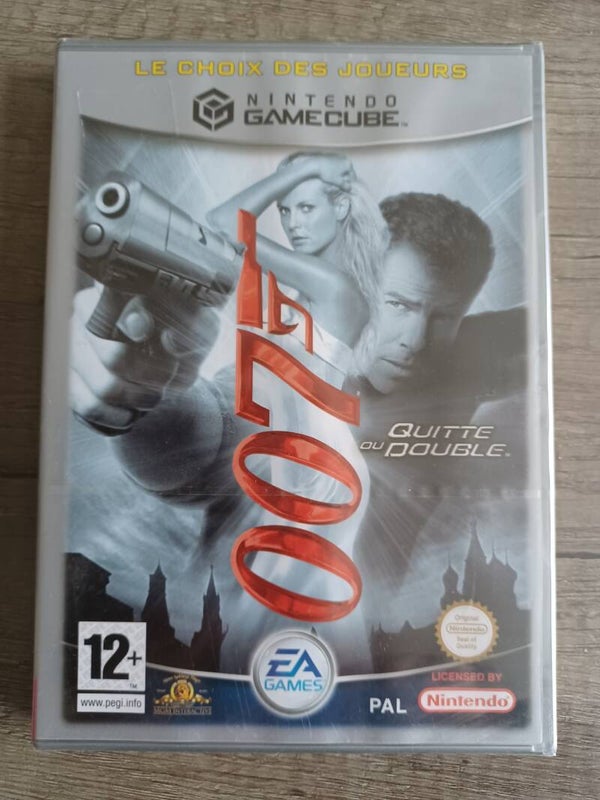 jeu gamecube 007 quitte ou double , neuf