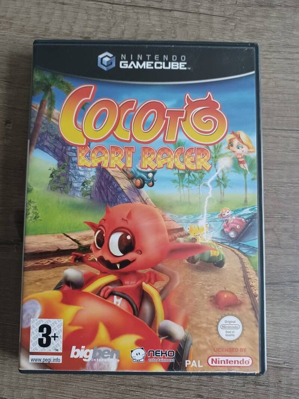 jeu gamecube cocoto kart racer , occasion