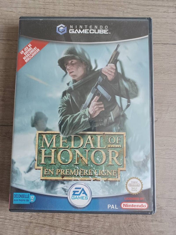 jeu gamecube medal of honor en premiere ligne , occasion