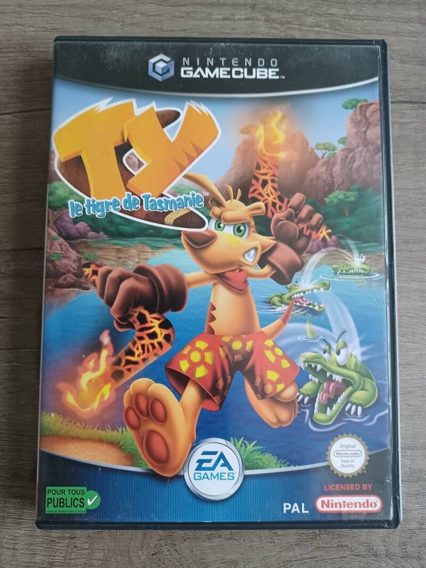 jeu gamecube ty le tigre de tasmanie , occasion