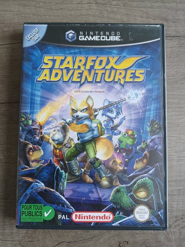 jeu gamecube starfox adventures , occasion