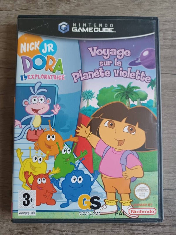 jeu gamecube dora voyage sur la planete violette , occasion