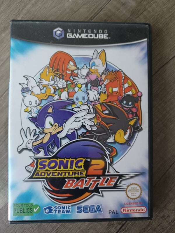jeu gamecube sonic adventure 2 battle , occasion