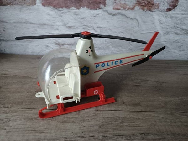 playmobil helicoptere de police ancien , occasion