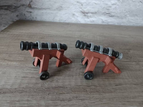 playmobil 2 canons hauts , occasion