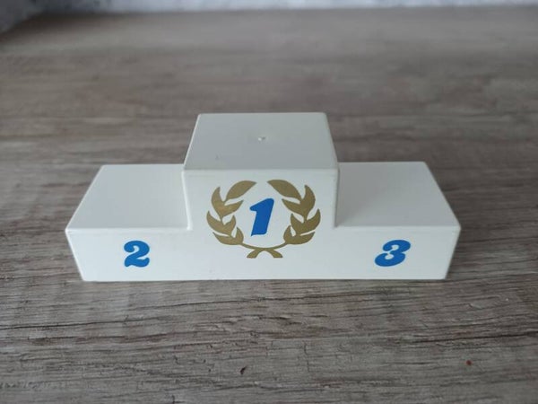 playmobil podium de course , occasion