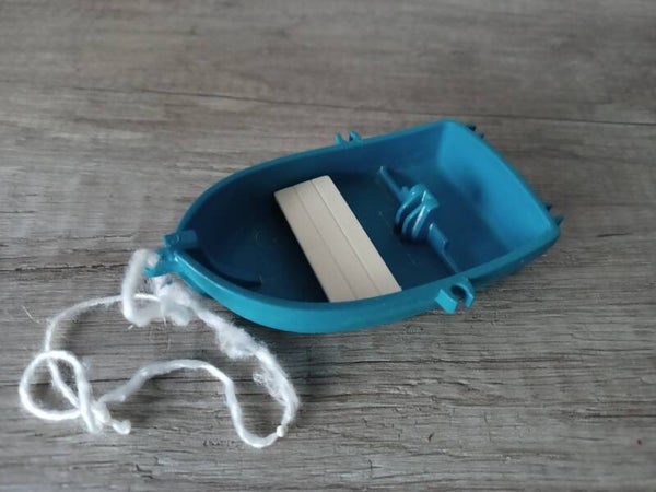 playmobil barque bleue , occasion