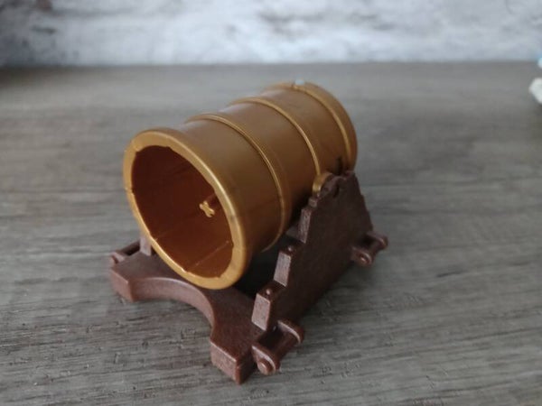 playmobil gros canon doré , occasion