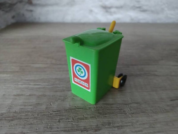 playmobil poubelle verte , occasion