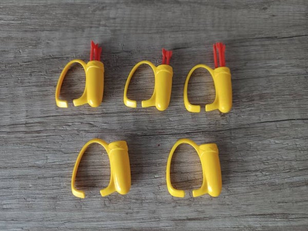 playmobil lot de 5 carquois jaunes, occasion