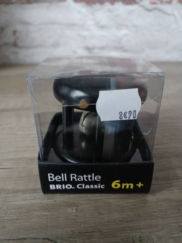 jouet bebe avec grelot , noir , neuf