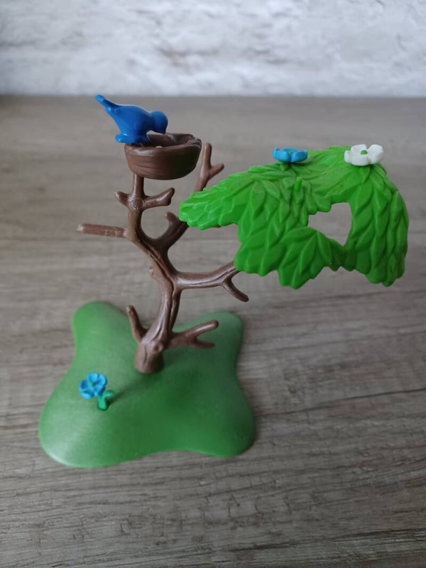 playmobil, nid d'oiseau dans un arbre , occasion