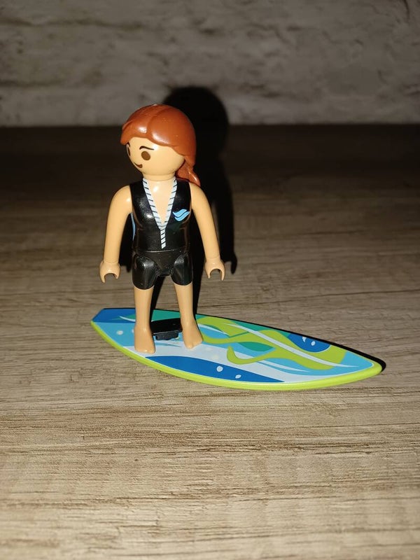 playmobil, surfeuse , occasion