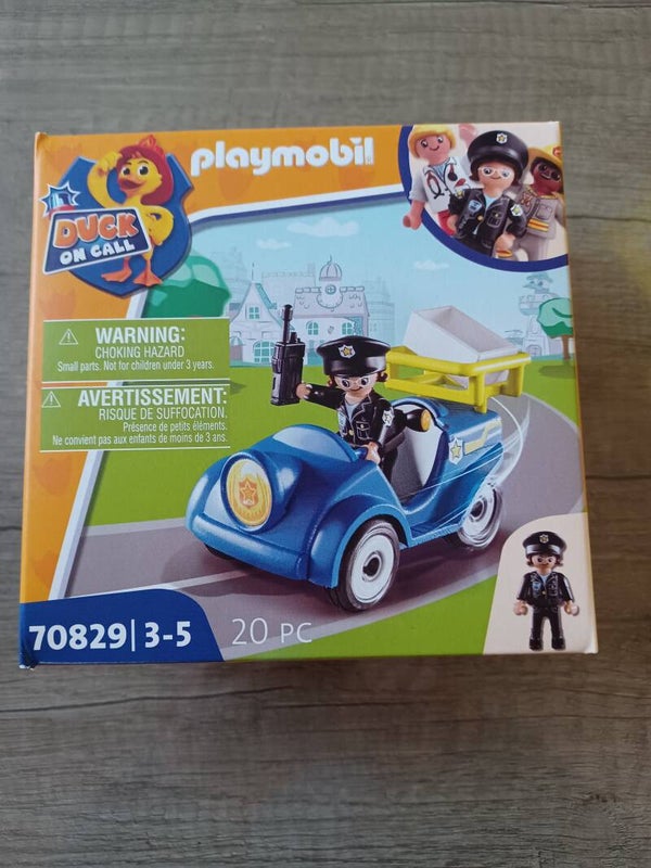 playmobil 70829 duck on call police , neuf