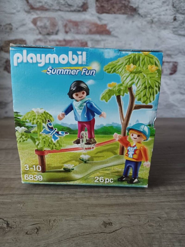 playmobil 6839 enfants equilibristes, dans un oeuf , neuf