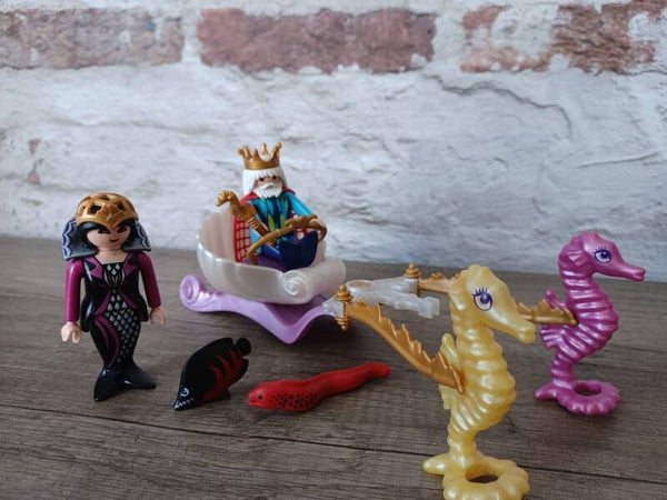 playmobil sirene le traineau du roi , occasion