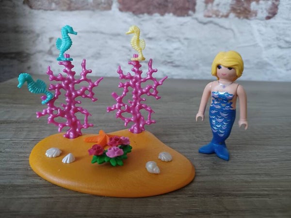 playmobil , sirene avec decors , occasion