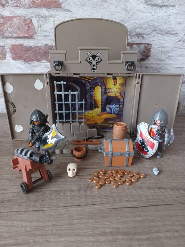 playmobil coffret chevalier , occasion