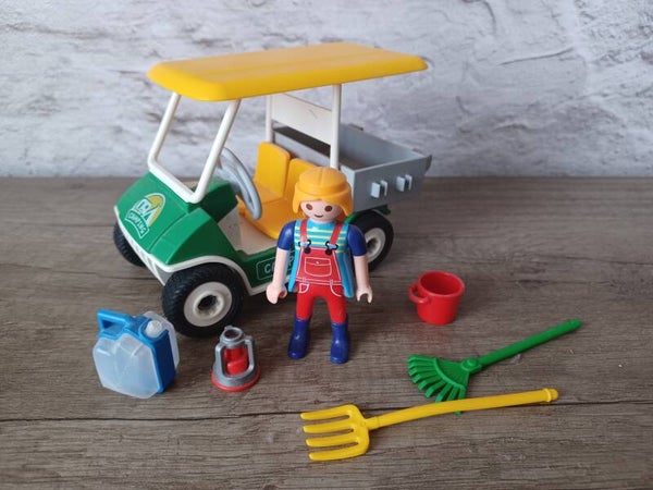 playmobil , voiturette du camping , occasion