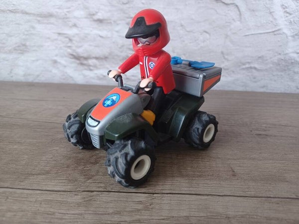 playmobil , quad de secours montagne , occasion