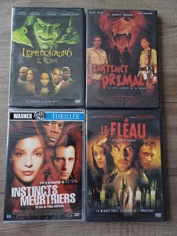 lot de 4 dvd , le fleau... , neuf