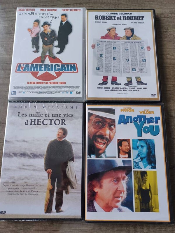 lot de 4 dvd , l'americain ... , neuf