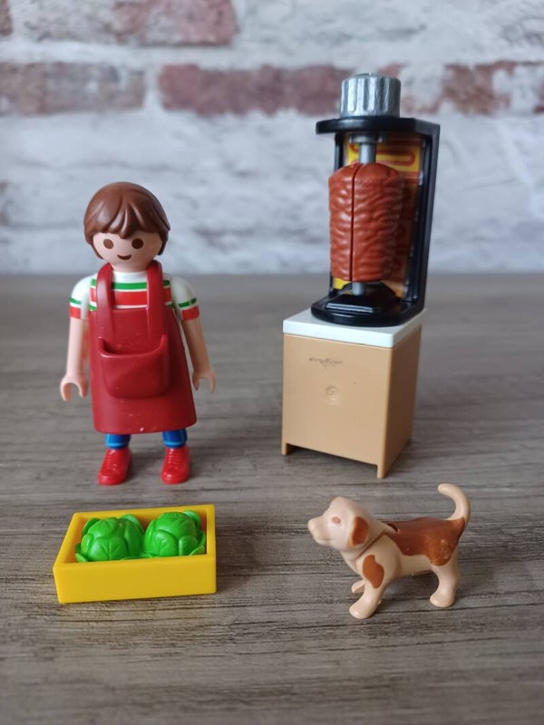 playmobil vendeur de kebab , occasion
