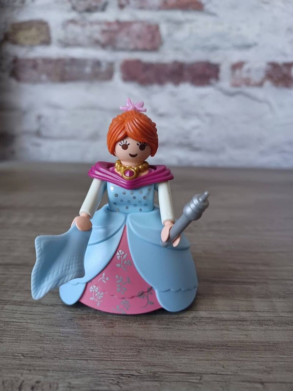 playmobil , princesse bleu et rose, occasion