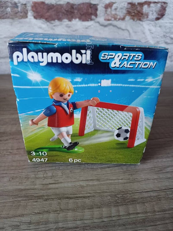 playmobil 4947 footballeur dans un oeuf , neuf