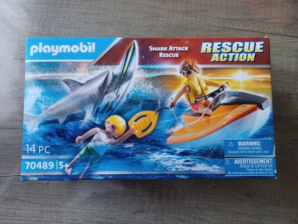 playmobil 70489 pilote scooter des mers , neuf