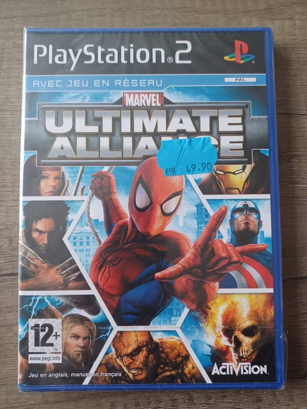 jeu ps2 , marvel ultimate alliance , neuf