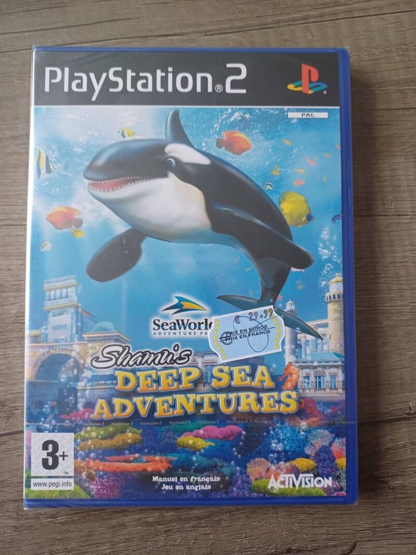 jeu ps2 , shamu's deepsea adventures  , neuf
