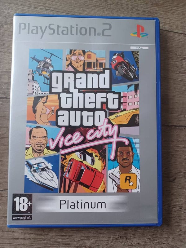 jeu ps2 , grand theft auto vice city (gta) platinium , occasion