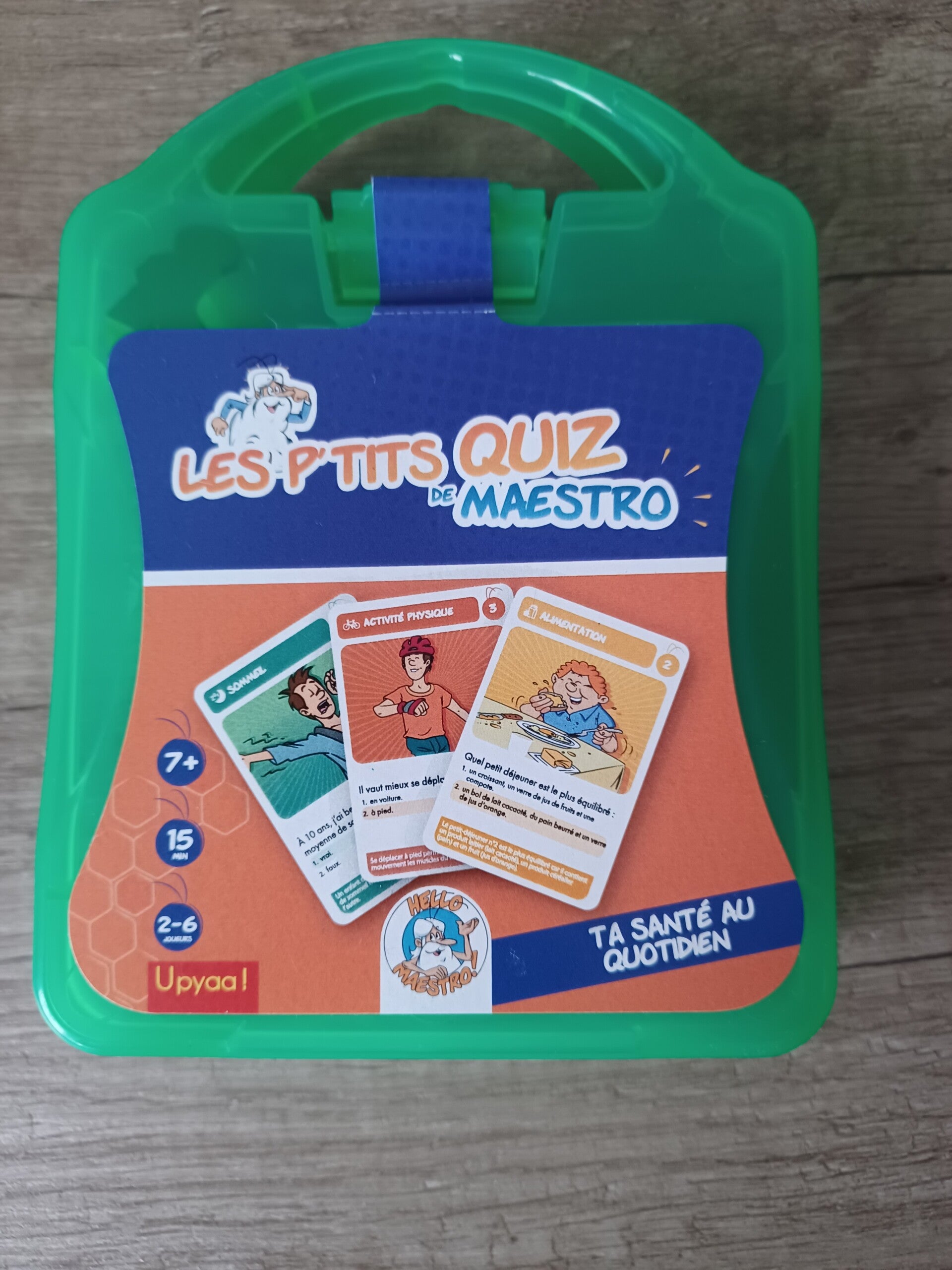 jeu les p'tits quiz de maestro , ta santé au quotidien , neuf