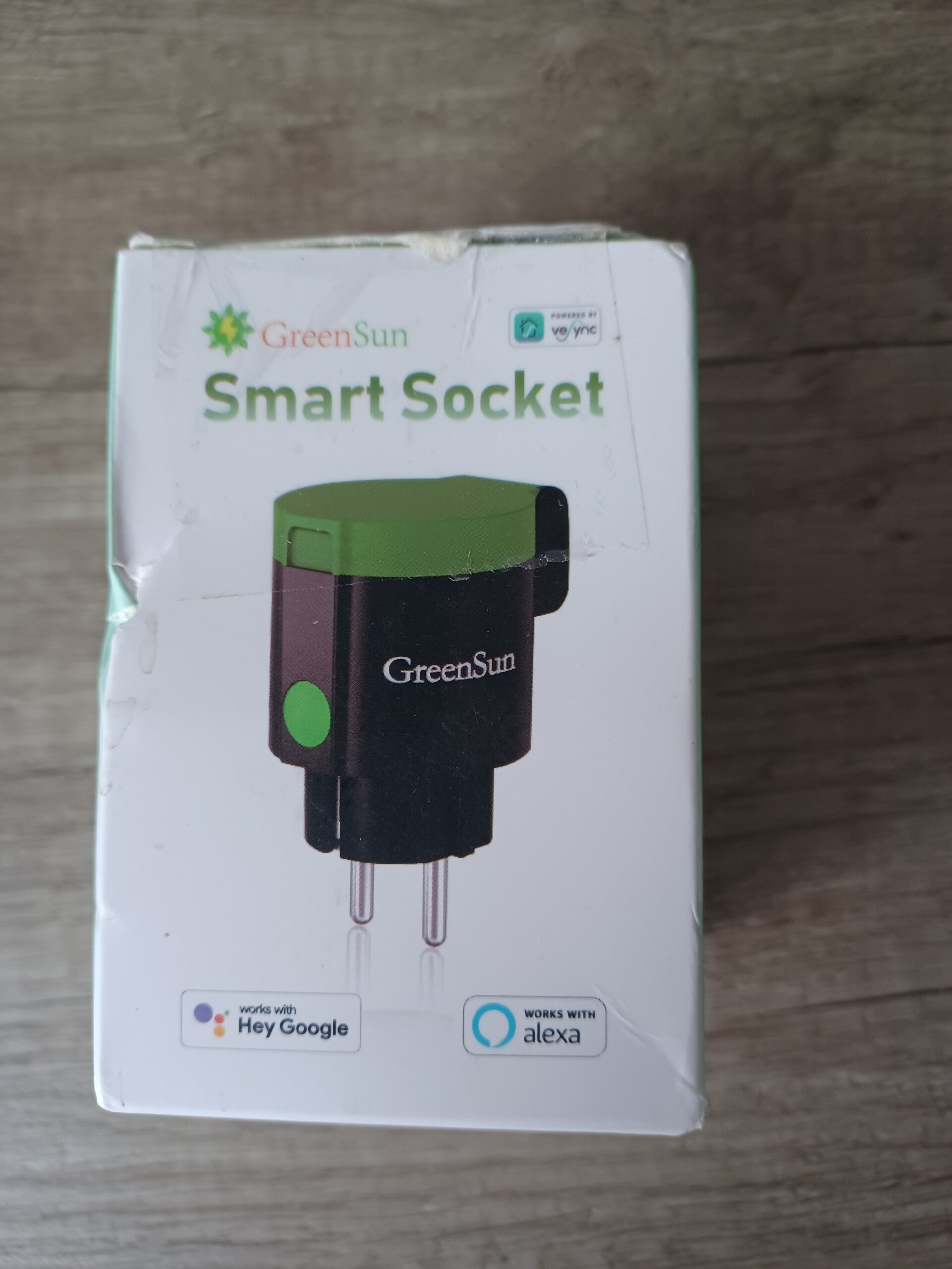 prise exterieure connectée green sun , neuf